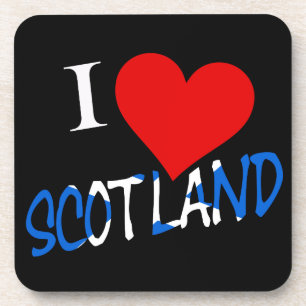 Dessous-de-verre I Heart Scotland couvert
