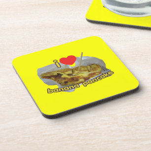 Dessous-de-verre I Love (Coeur) Banana Pancake ... Thai Street Food