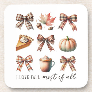 Dessous-de-verre I Love Fall Most All