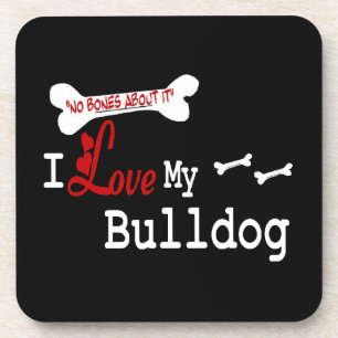 Dessous-de-verre I Love My English Bulldog