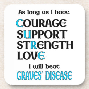 Dessous-de-verre I will beat Graves'