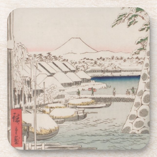 Dessous de verre Ichiryusai Hiroshige (Devant)
