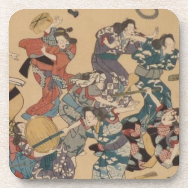dessous de verre ichiryusai Hiroshige (Devant)