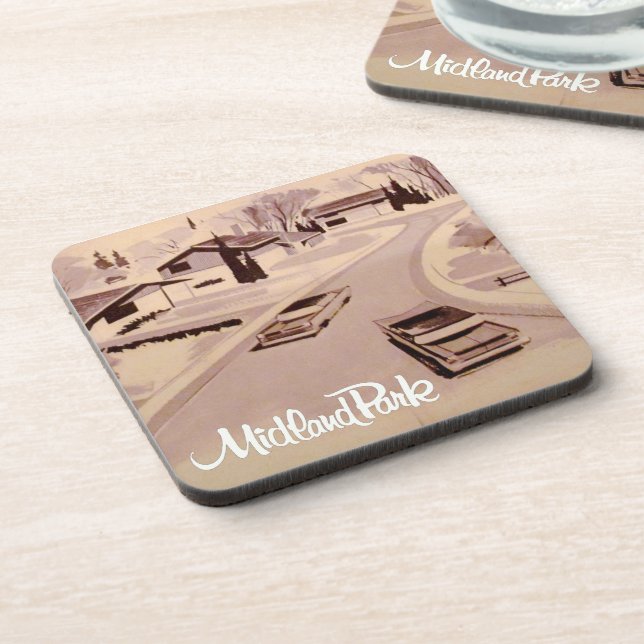 Dessous-de-verre Iconic 60s Mid Century Modern Coaster (Côté gauche)