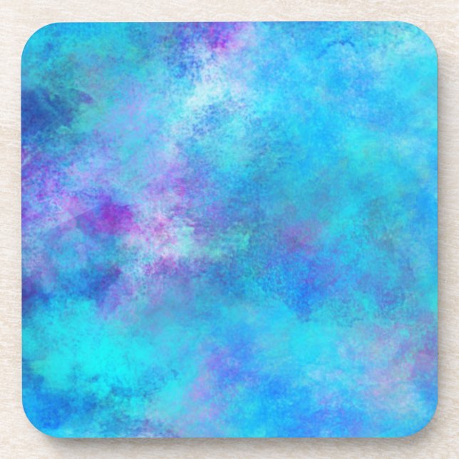 Dessous-de-verre Icy blue Abstract (Devant)