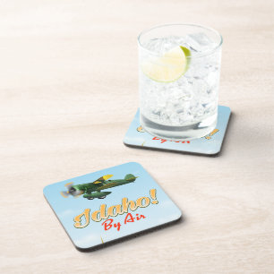 Dessous-de-verre Idaho ! Par avion