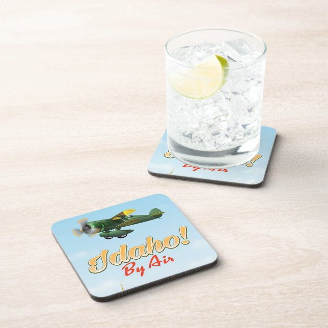 Dessous-de-verre Idaho ! Par avion (Côté Droit)