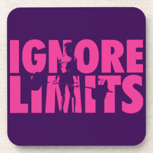 Dessous-de-verre IGNORE LIMITS - Motivation pour l'haltérophilie de