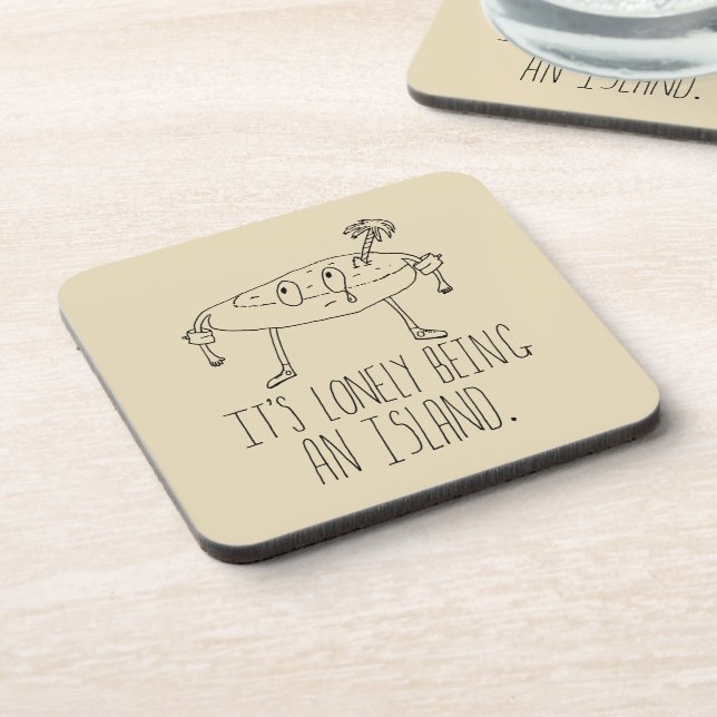 Dessous-de-verre Île de bande dessinée (Côté gauche)