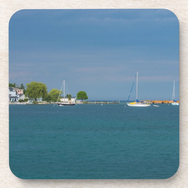 Dessous-de-verre Île Harbour Mackinac (Devant)