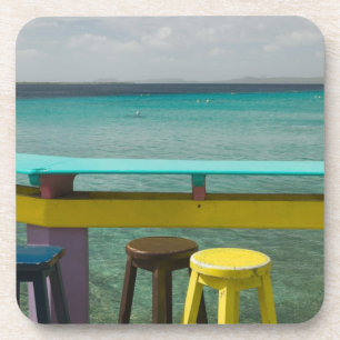 Dessous-de-verre Îles ABC, BONAIRE, Kralendijk: Vue sur l'océan