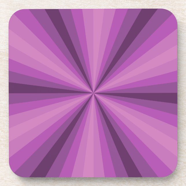 Dessous-de-verre Illusion optique Carnet violet (Devant)