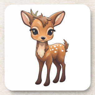 Dessous-de-verre Illustration de cerf de dessin
