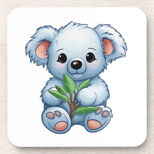 Dessous-de-verre Illustration de koala de dessin animé (Devant)