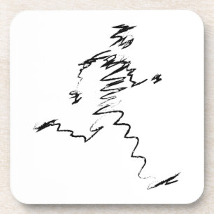 Dessous-de-verre Illustration du cool du coureur