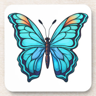Dessous-de-verre Illustration du papillon de dessin