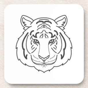 Dessous-de-verre Illustration du tigre