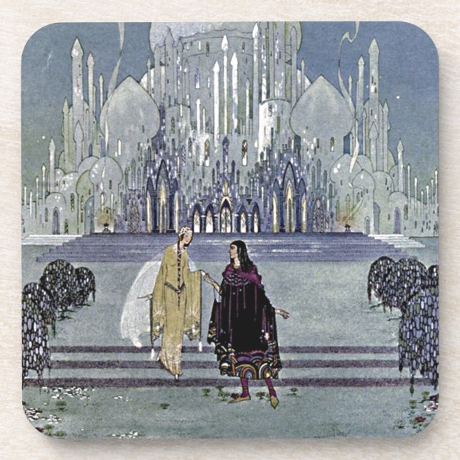 Dessous-de-verre Illustration d'une fée exotique (Devant)