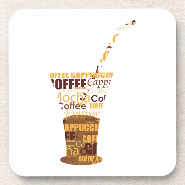 Dessous-de-verre Illustration moderne du café (Devant)