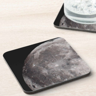 Dessous-de-verre Image astronomique de la courbe de la Lune