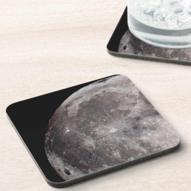 Dessous-de-verre Image astronomique de la courbe de la Lune (Créateur téléchargé)