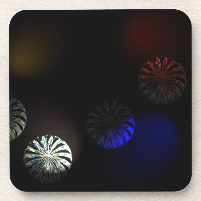 Dessous-de-verre Imager cystal coloré (Devant)