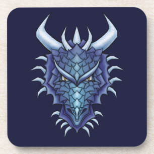 Dessous-de-verre Imaginaire Blue Dragon Head