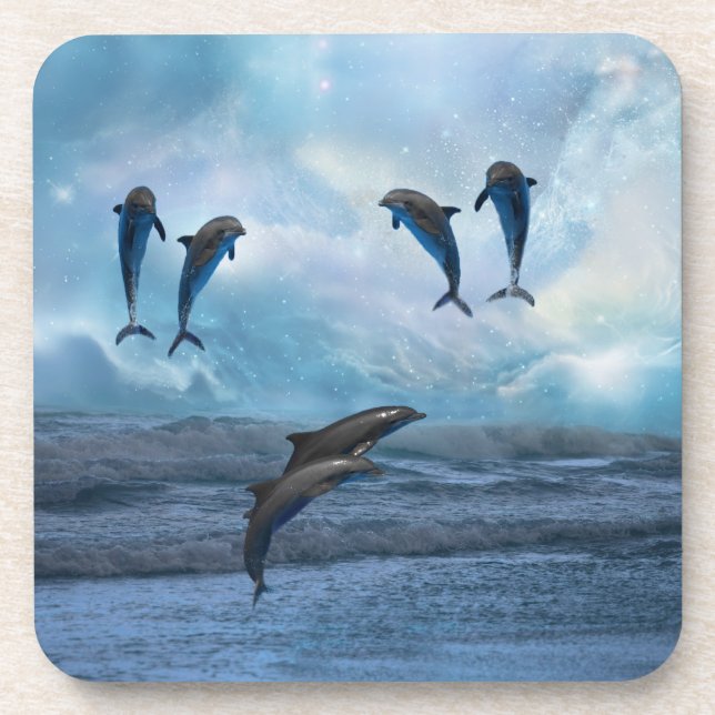 Dessous-de-verre Imaginaire des dauphins (Devant)