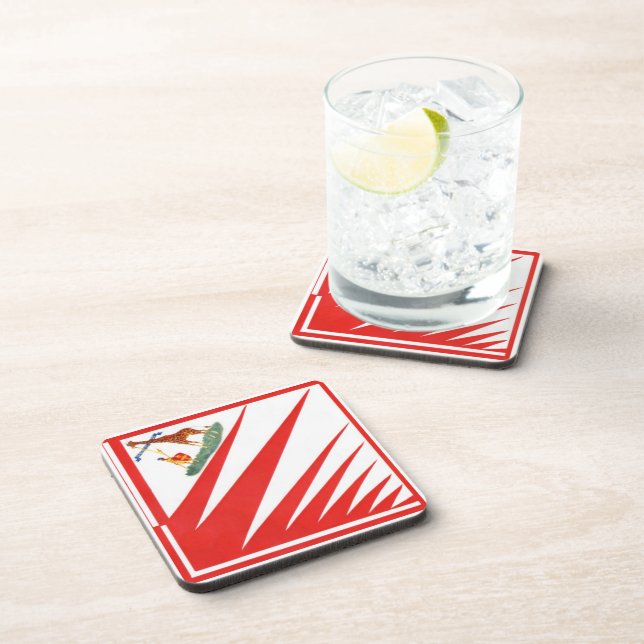 Dessous-de-verre Imperiale Contrada della Giraffa - Giraffe Palio (Côté Droit)