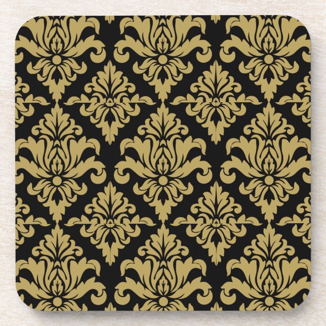 Dessous-de-verre Impression décorative Damask Fabric (Devant)