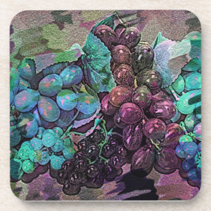 Dessous-de-verre Impressions de raisin Art numérique Dessous de ver