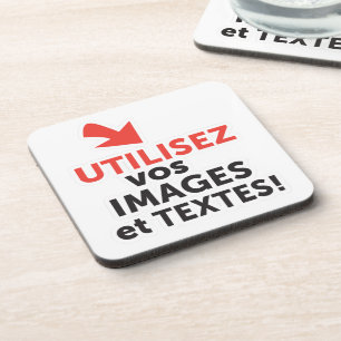 Dessous-de-verre Imprimer vos designs en ligne do-it-yourself en Fr