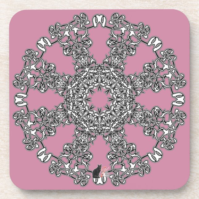 Dessous-de-verre Incandescence Octa Glyph Dawn (Devant)