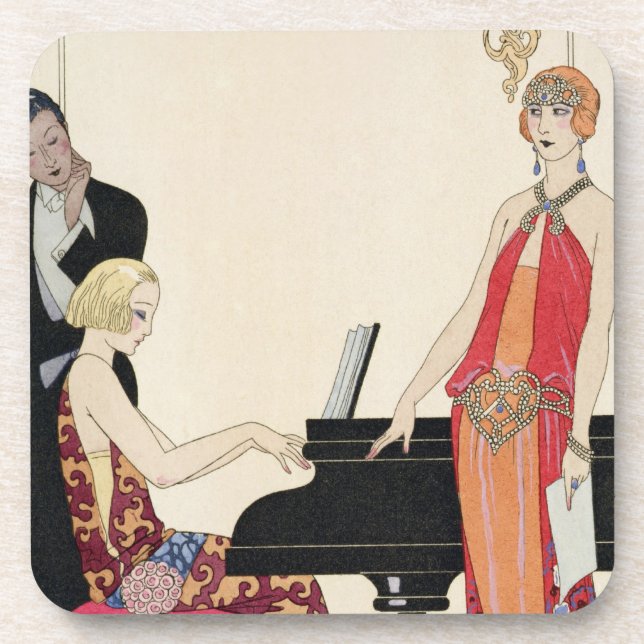 Dessous-de-verre Incantation, illustration pour 'Gazette du Bon (Devant)