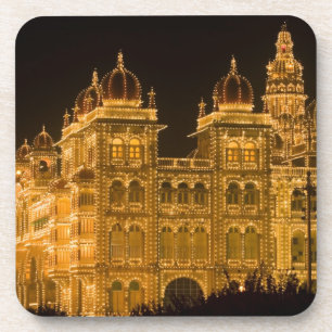 Dessous-de-verre INDE, Karnataka, Mysore : Palais du Majaraja (b.