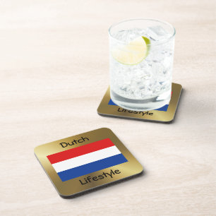Dessous-de-verre Indicateur Pays-Bas+Dessous de verre texte