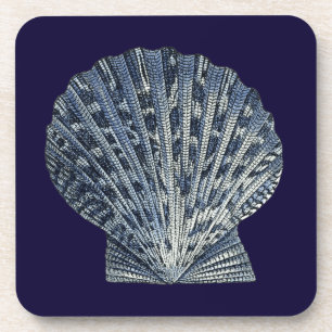 Dessous-de-verre Indigo Shells VIII