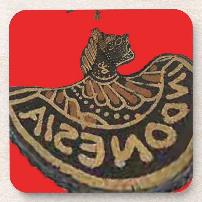 Dessous-de-verre Indonésie Marionnette Javanaise Art culturel (Devant)