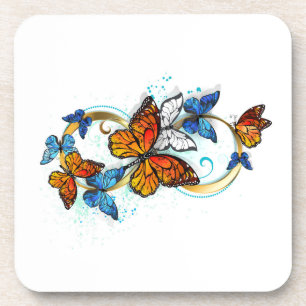 Dessous-de-verre Infinité de papillons monarques