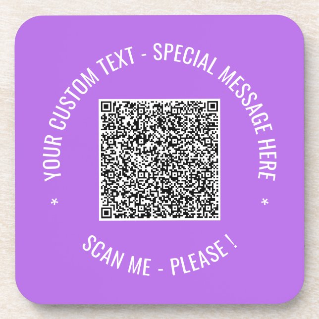 Dessous-de-verre Infos d'analyse de code QR et grille-pain de boiss (Devant)