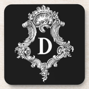 Dessous-de-verre Initiale de monogramme D