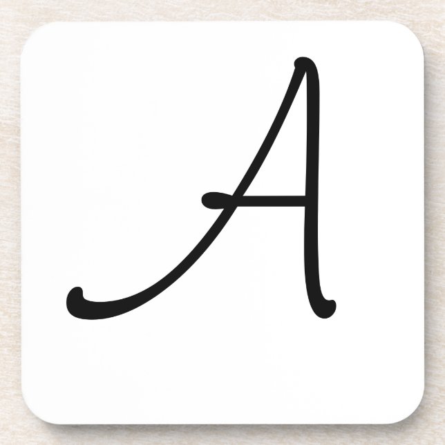 Dessous de verre initiaux (Devant)