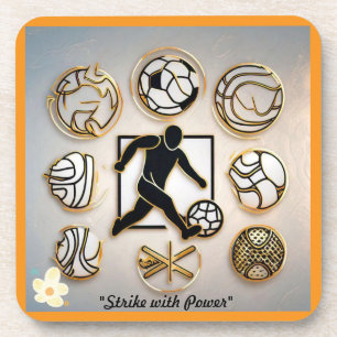 Dessous-de-verre "Inspiration de la conception du football"