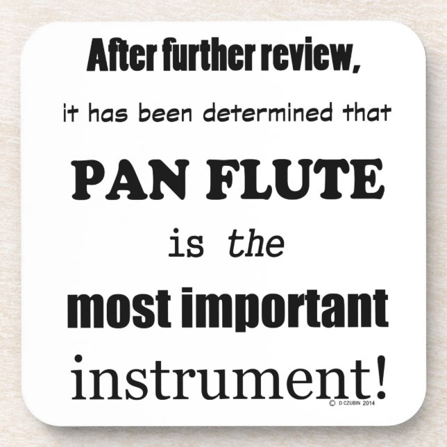 Dessous-de-verre Instrument le plus important de la Flûte panique (Devant)