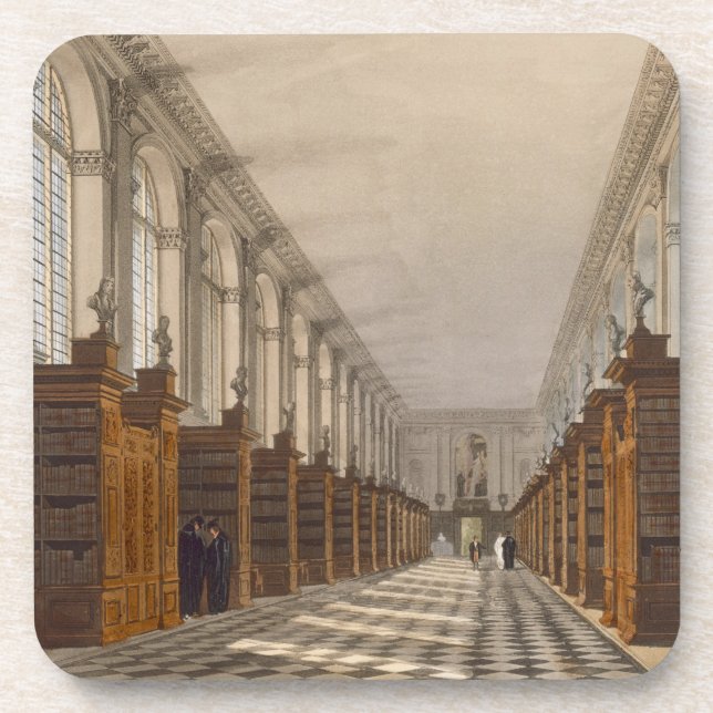 Dessous-de-verre Intérieur de bibliothèque universitaire de (Devant)