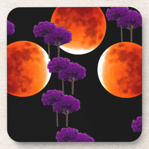 Dessous-de-verre Intrusion violette