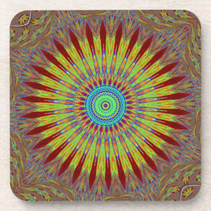 Dessous-de-verre Iran tapis Africain ethnie tribale motif.jpg