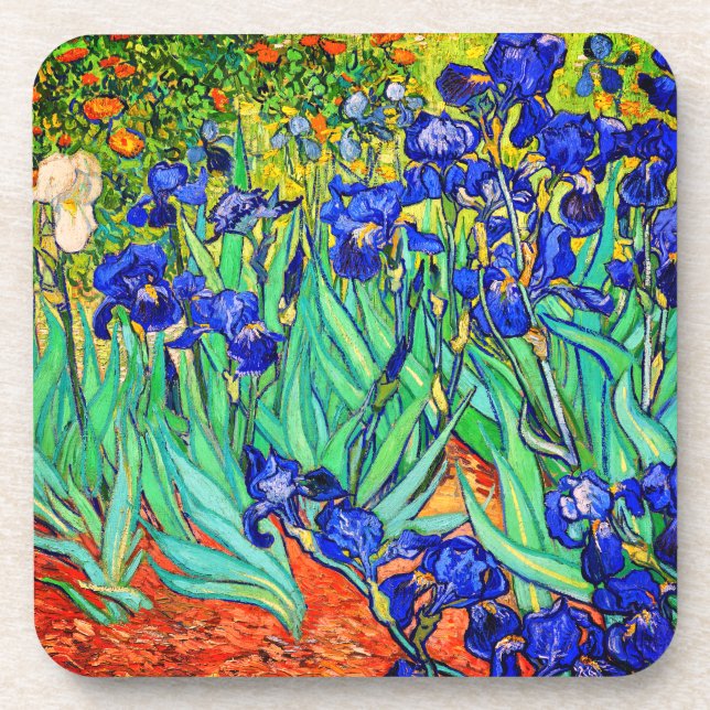 Dessous-de-verre Irises par Vincent Van Gogh (Devant)