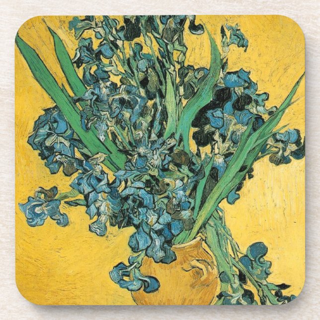Dessous-de-verre Irises - Van Gogh - c1890 (Devant)
