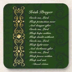 Dessous-de-verre Irish Prayer, Circle me Lord,